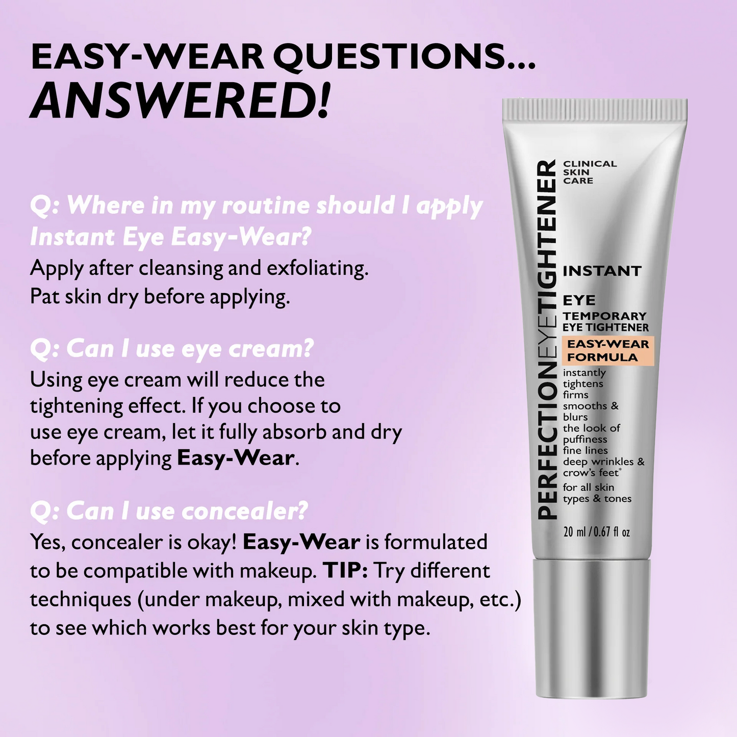 Final 3 Hours: 60%OFF🔥 Instant Eye Tightener Easy-Wear Formula With Brush Free!