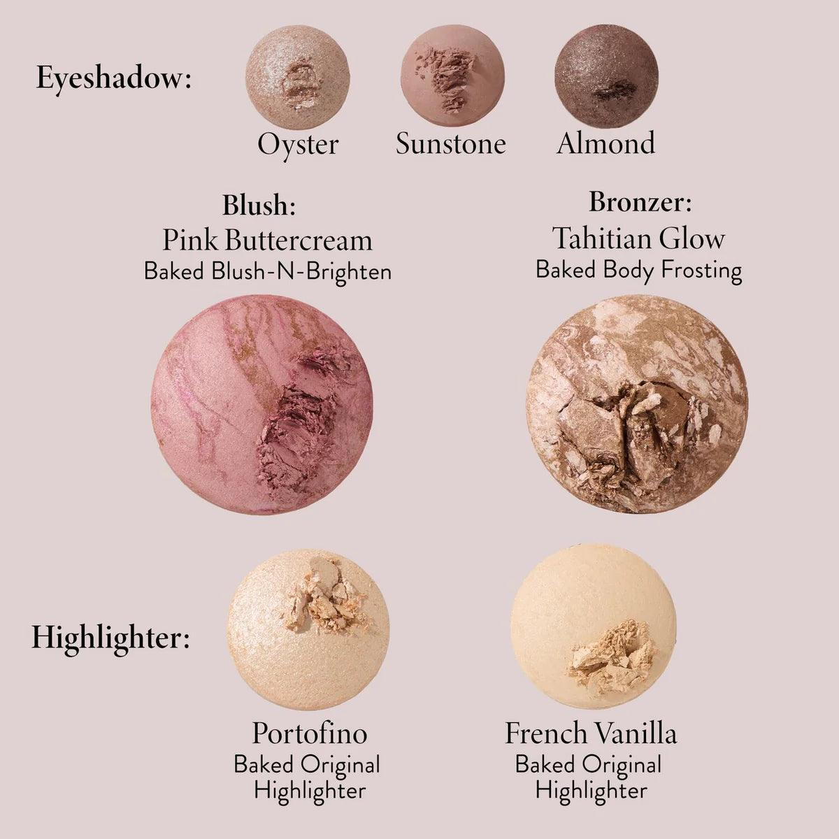 (š„Hot Sale )All-in-One Baked Face Palette | Highlight, Contour & Blush