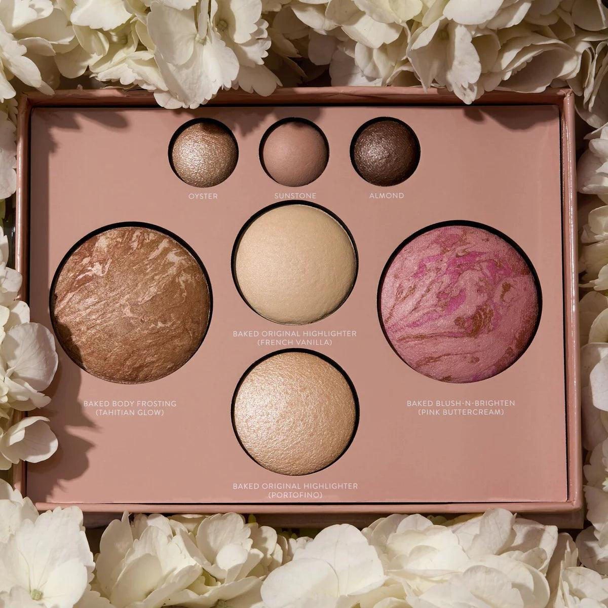 (š„Hot Sale )All-in-One Baked Face Palette | Highlight, Contour & Blush