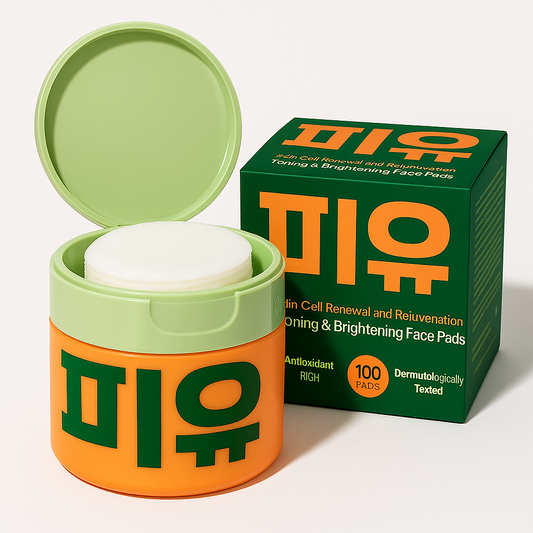 Korean Anti-Aging Toner Pads – Fades Dark Spots & Wrinkles Fast (100 Pads)