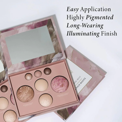 (🔥Hot Sale )All-in-One Baked Face Palette | Highlight, Contour & Blush