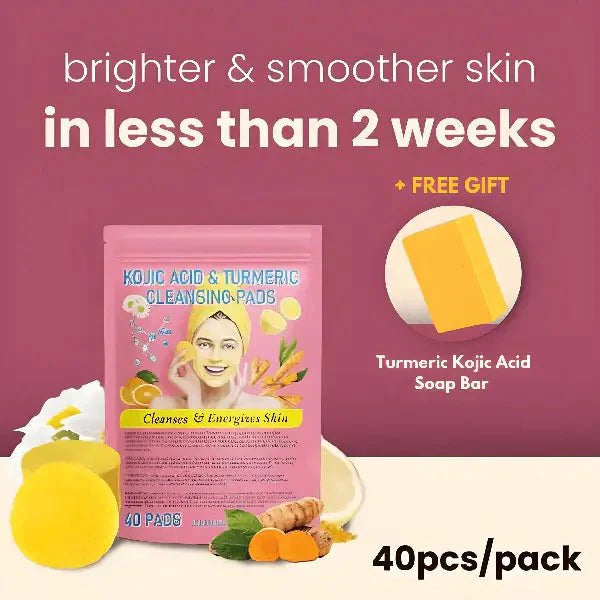 Brightening Turmeric & Kojic Acid Pads - Comflux