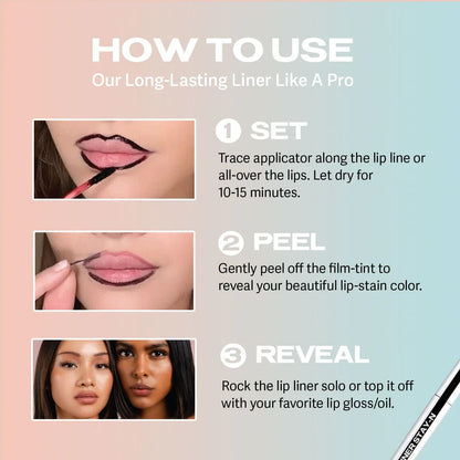 Glwme™ Stick & Stay Peel-off Lip Stain